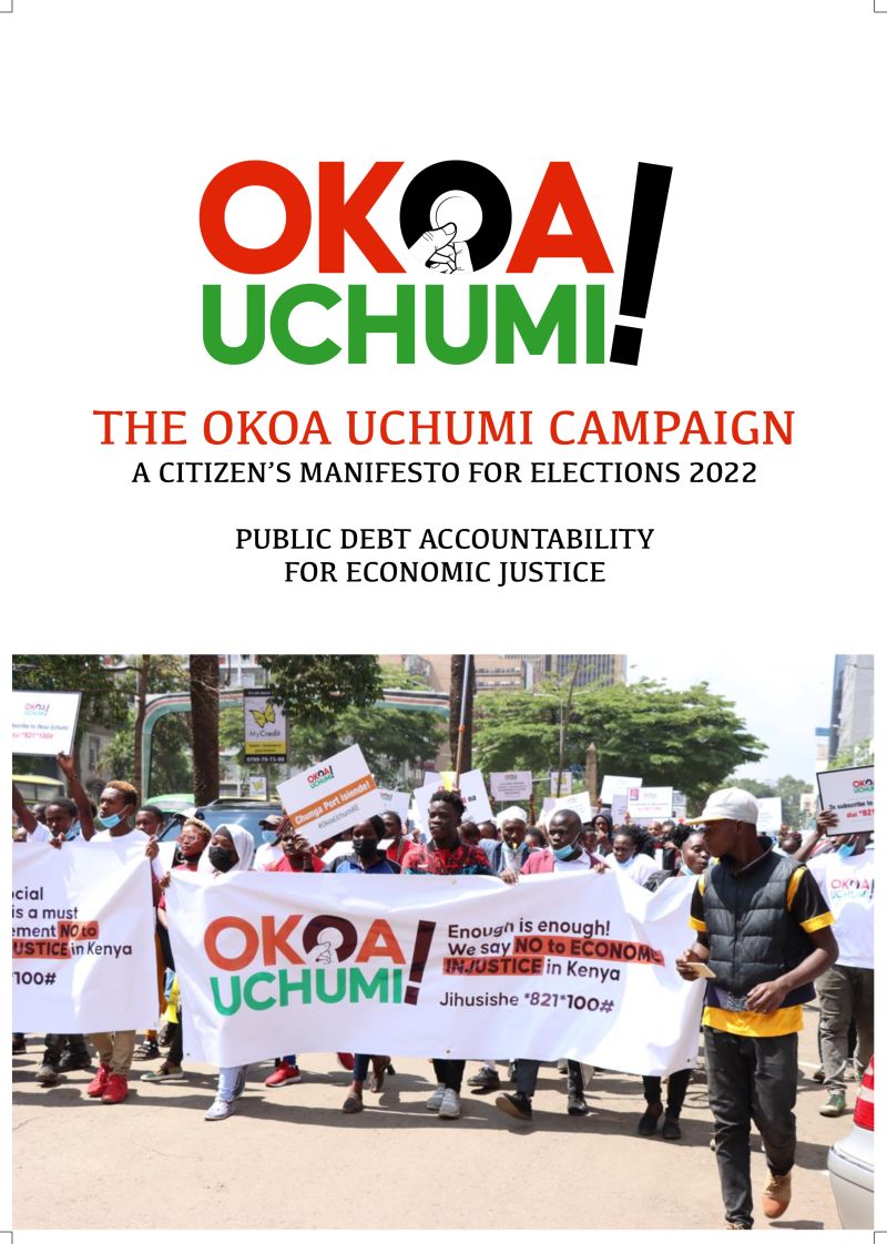LivestreaMke's tweet photo. The Okoa Uchumi Citizens manifesto aims to hold widespread dialogue to popularize the push for accountability in public debt, canvass citizen feedback and build a critical mass in support of the campaign demands. #OkoaUchumi 
Download it here:https://t.co/k6cvlLrkTb https://t.co/QYWxhFDSNi