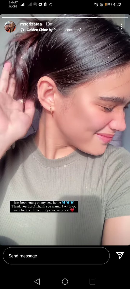 CrizJoOFC's tweet photo. We are so proud of you, our best girl 💛✨

#CrizaTaa | @mscrizataa https://t.co/x4H187JIdb