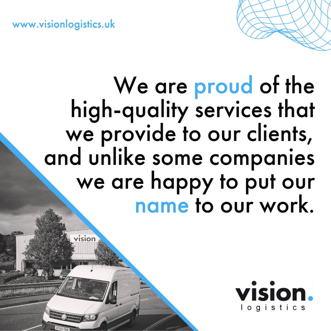 visionlogistics's tweet image. Let’s talk branding....

We love our name!

Our name is a symbol of our commitment to our clients and our dedication to quality service. 

Visit our website to learn more about #vision 👉 visionlogistics.uk

#service #logistics #fulfilment #vision #branding