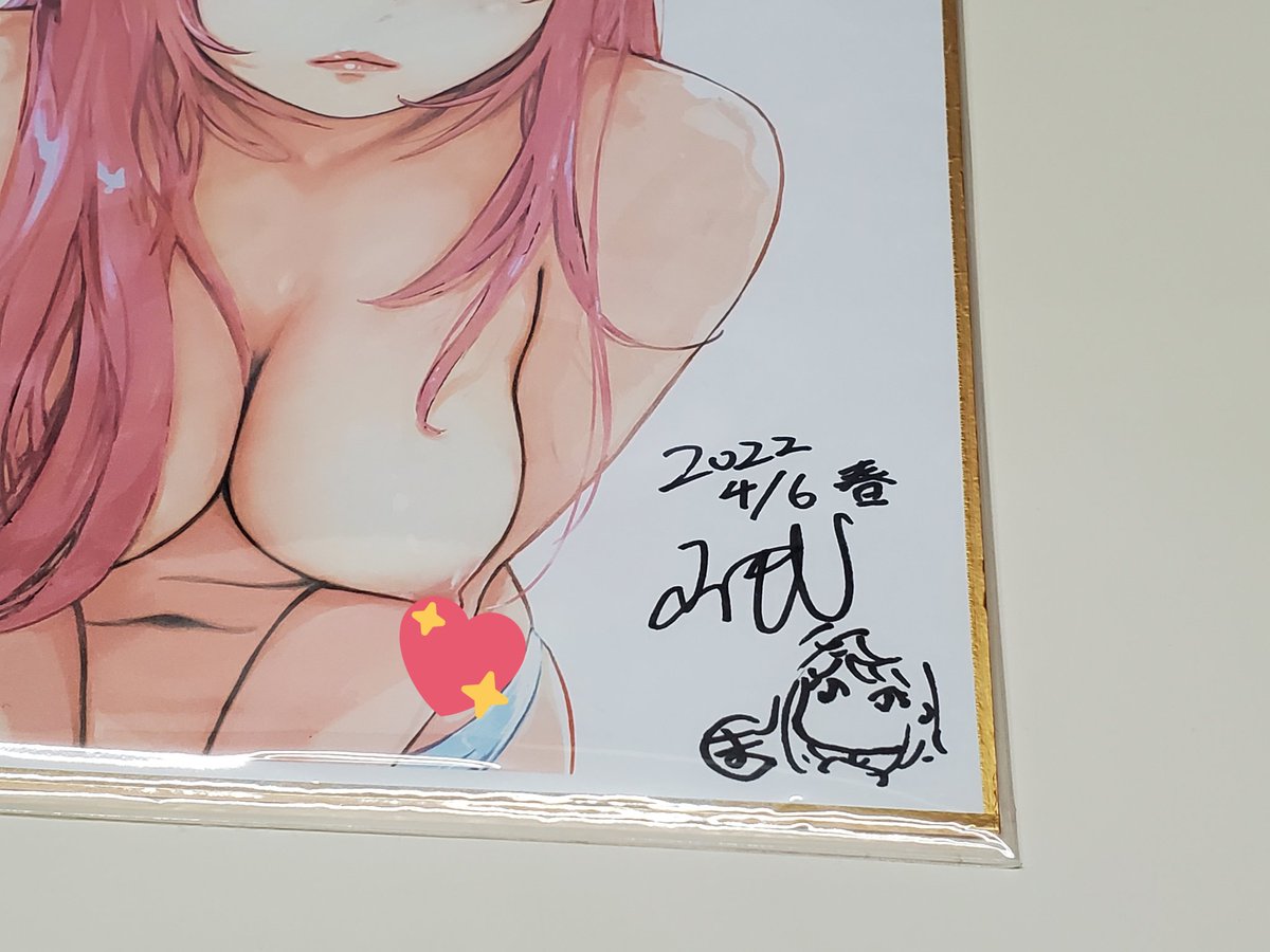 ま。
真悠さんは描いたり描かなかったり気分次第。 