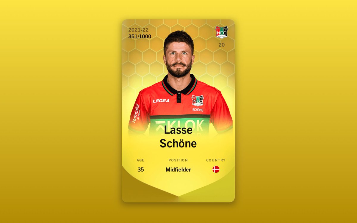 🎁 #Sorare Card Giveaway
To celebrate us hitting 1000 followers we are giving away

Lasse Schöne limited

To enter:
1. Follow 
<a href="/SoEredivisie/">Sorare Eredivisie</a>
 ⚽️
2. RT 🔄
3. Like 💟
X2 chance: tag a friend in need of predicted line-ups 🤞

⏰ Enter before april 9th 20:00 CET

#Sorare #Giveaway
