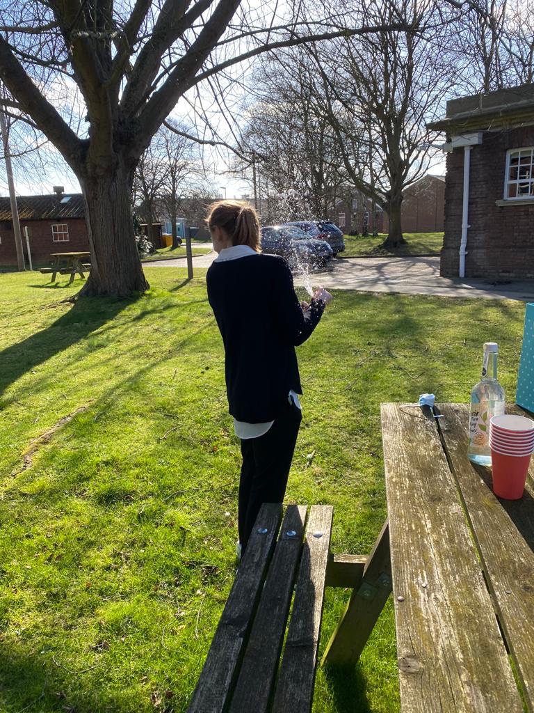 Ruby Costigan (@ruby_coates) on Twitter photo PhD defended and done! Celebrated by spraying myself in the face with Prosecco 🍾 It was a wonderful time working in the Grant lab at <a href="/CamVetSchool/">Cambridge Vet School</a> with the best people 🧡 PhD defended and done! Celebrated by spraying myself in the face with Prosecco 🍾 It was a wonderful time working in the Grant lab at <a href="/CamVetSchool/">Cambridge Vet School</a> with the best people 🧡