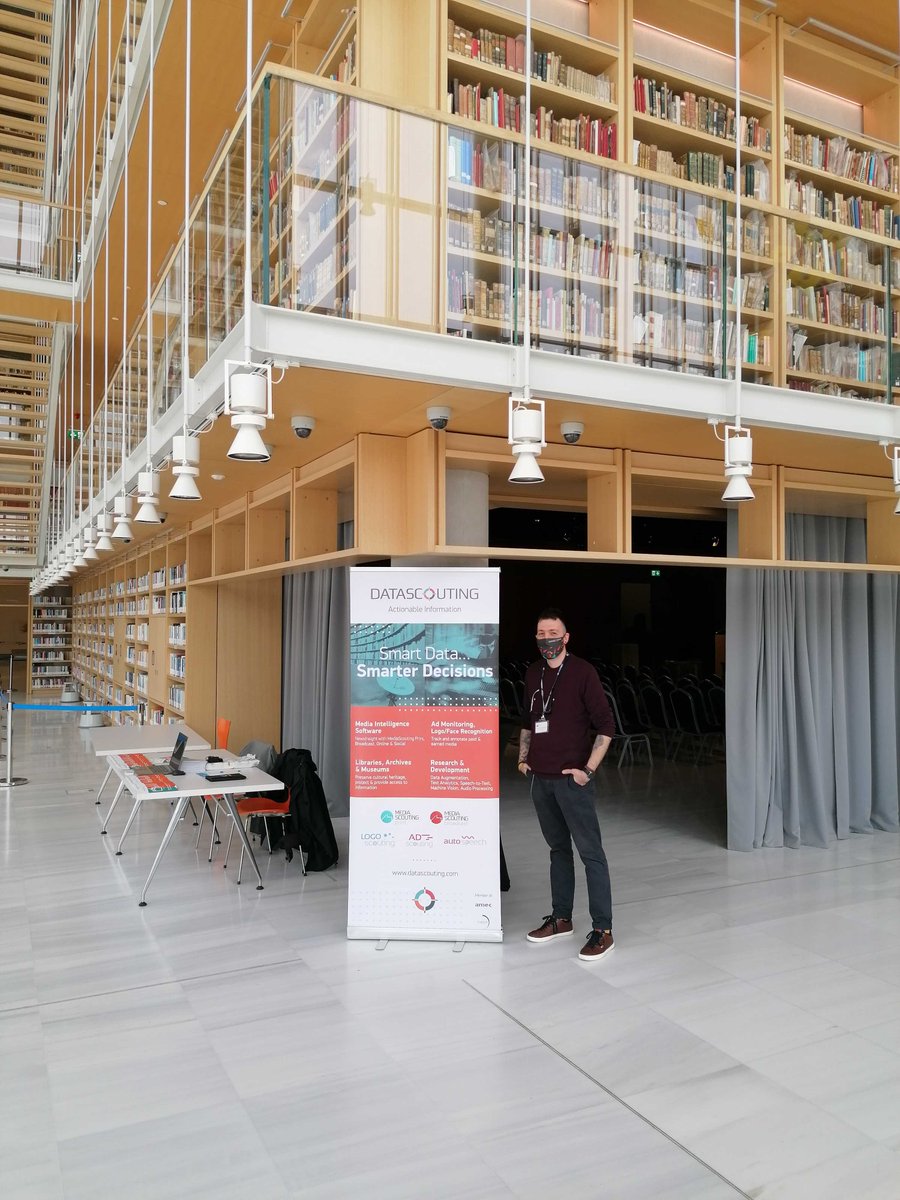 DataScouting's tweet photo. meet our team at the #FiesoleRetreat. We are proud to be a sponsor and have the opportunity to showcase our solutions to #libraries and #archives. Talk to Vasilis and Giannis, #NationalLibraryofGreece @SNForg https://t.co/XVKNHUFPKQ