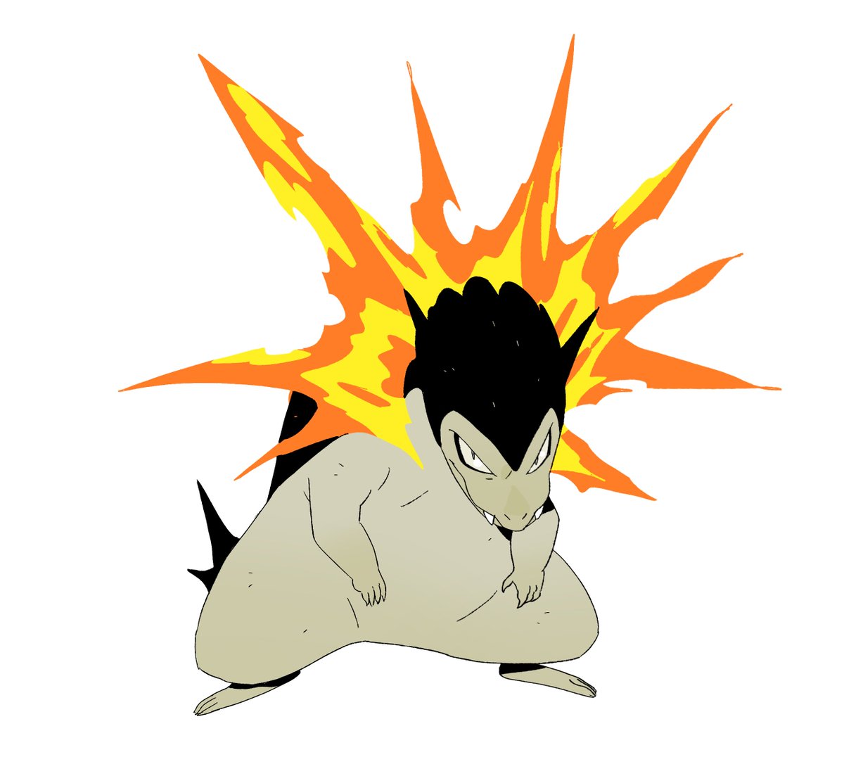 solo pokemon (creature) no humans white background fire full body simple background  illustration images