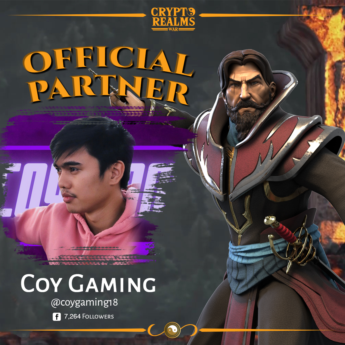 cryptorealmswar's tweet photo. Great news, fellow warriors of the Rakazon land!

We have secured another partnership. This time it is with Coy Gaming, who has a solid number of followers ready to support our cause.

Join us in giving our new partner our one-of-a-kind Rakazon welcoming rites. ⚔️

#NFT #Crypto https://t.co/PcW7s6UEGk