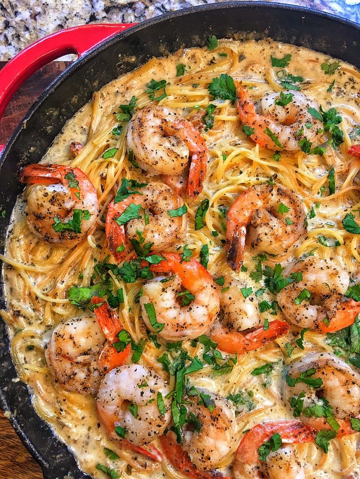 Kiselwitxh_'s tweet photo. Creamy Lemon Pasta Shrimp for today? https://t.co/Vb8GufTqeO