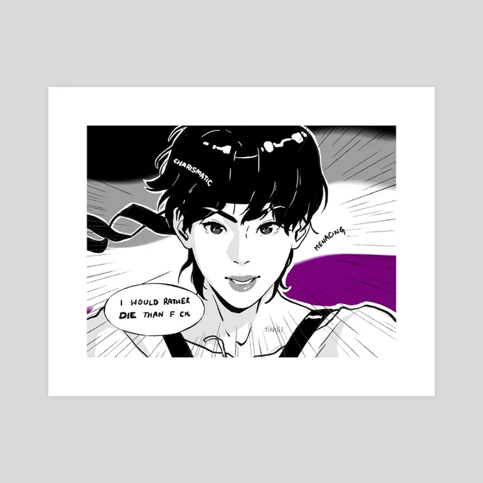 Happy ace day! You know what that means.
This Ace King Seokjin pr1nt is up on my st0re!! It's available for *just one day* so here's your chance 👀
The next time's pride month haha 🖤💜

https://t.co/idyToVA9JI 