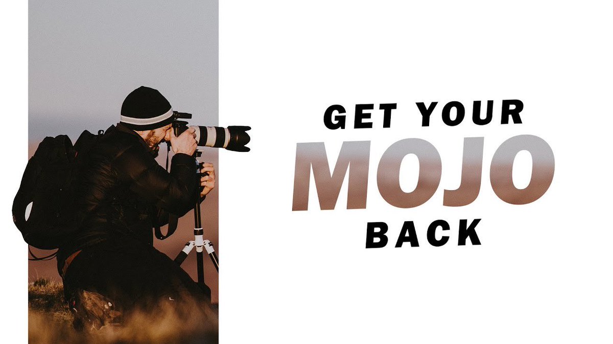 Need to find your photography mojo. Watch my new vid with 12 ideas. youtu.be/bq-I-TTk4-8