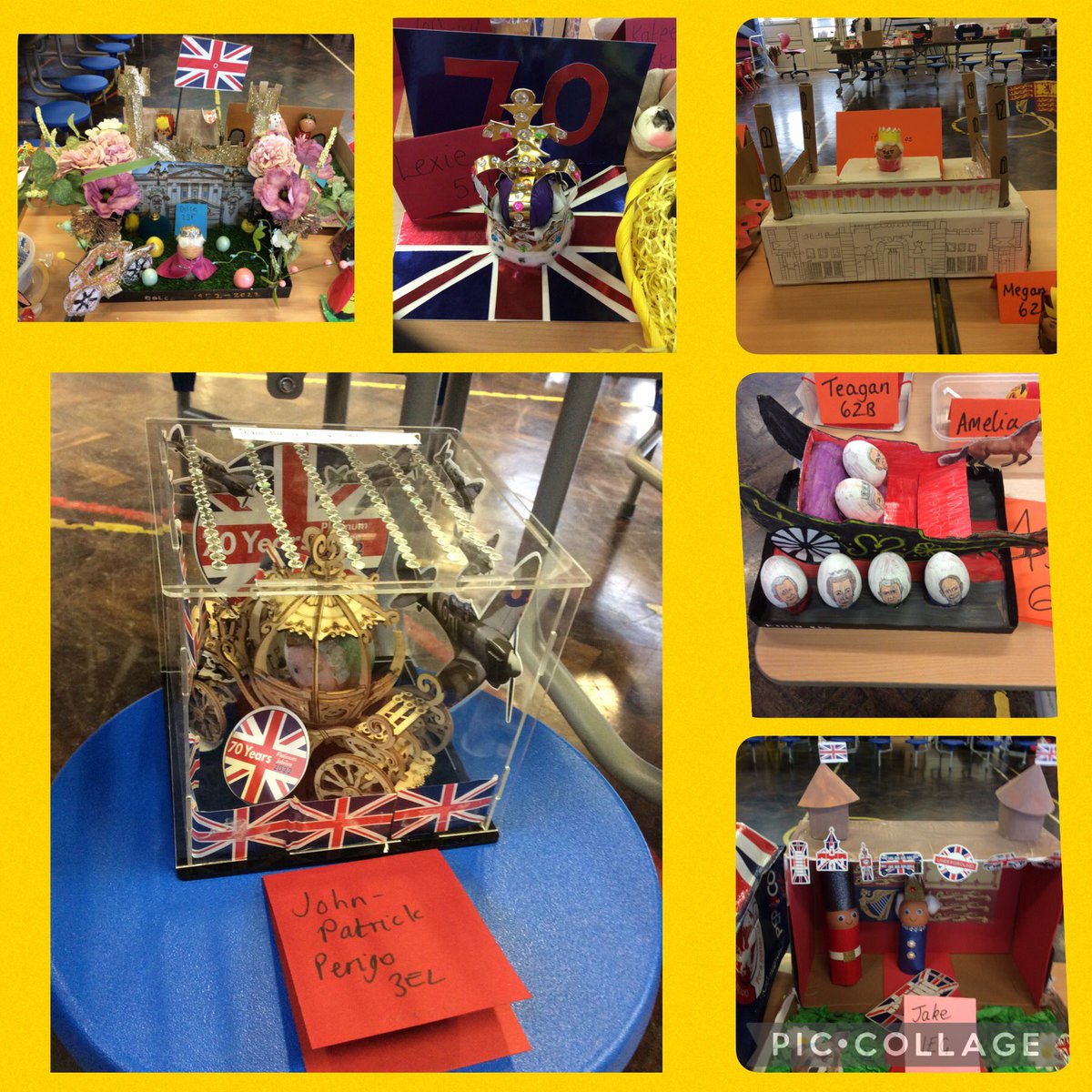 StBernsPrimary's tweet photo. Look at these egg-cellent entries! Ava 5LC said “They are all amazing” and Gerline 5LC “They worked so hard on all of these eggs” #stbernsart #easter #eggcomp https://t.co/O8aZDETwCX