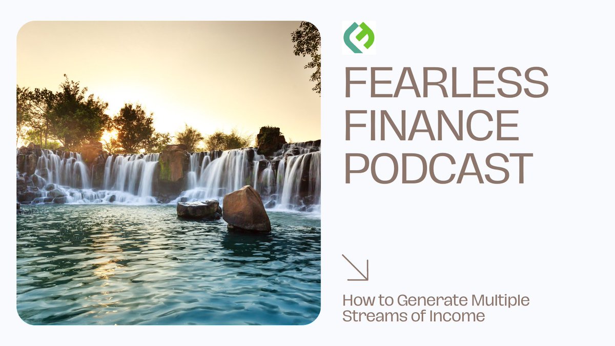Multiple streams of income are a key pillar in developing financial wellbeing - find out more on the Fearless Finance podcast #financialwellness #multiplestreamsofincome #financialeducation #podcast fearlessfinance.co/podcasts/fearl…