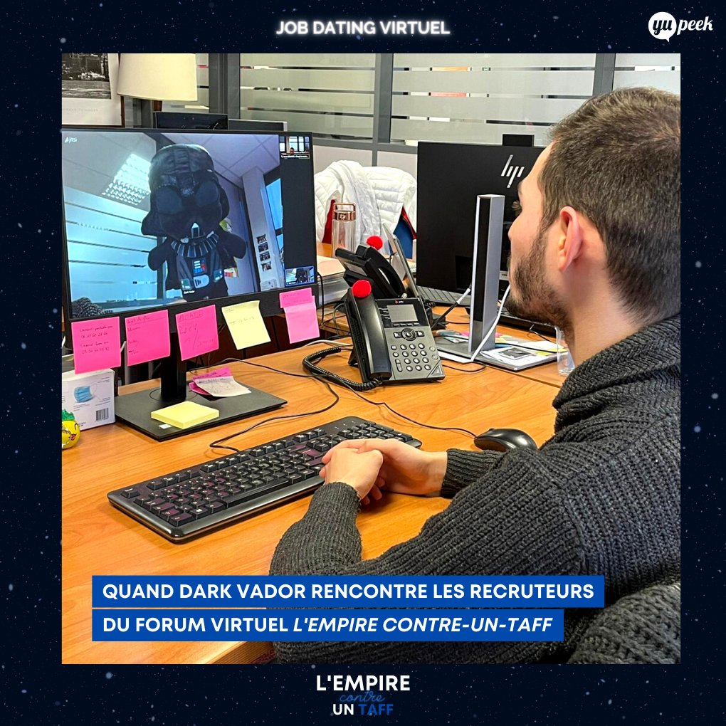 🏁 Top départ du #forum virtuel L'Empire Contre-Un-Taff ! 🏁 

C'est l'heure de la rencontre entre futurs alternants et recruteurs ! 👀

#jobdating #forumvirtuel #alternance #recrutement