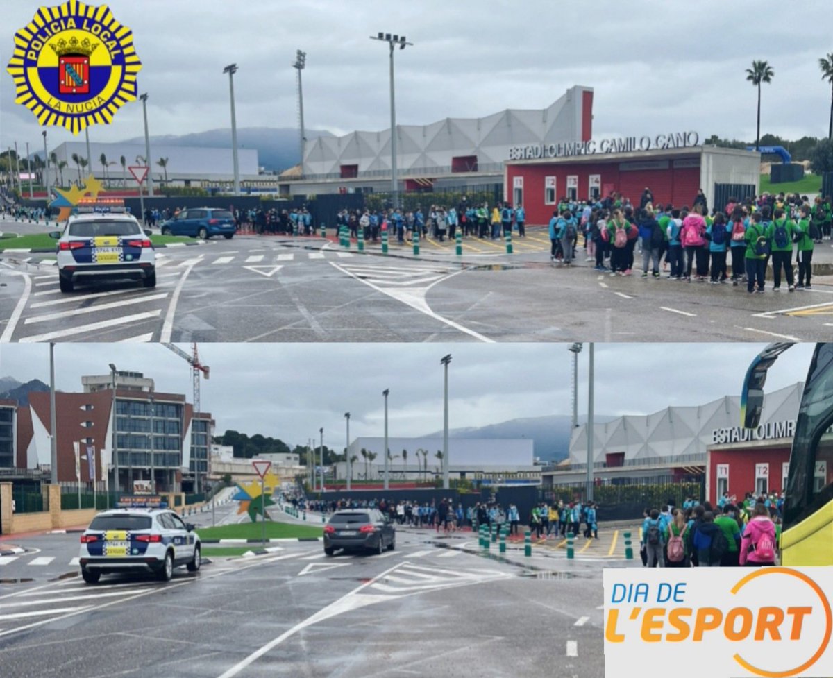 PLNucia's tweet photo. Patrulla 🚔n @CDCamiloCano 🏟 x #DiaDelEsport d la @FTA_CV y ser
#DiaInternacionalDeLaActividadFisica Participan Centros Escolares Nucieros I JORNADA DEPOR. INTERESCOLAR, uniendo Deporte y Educación en Valores en 1 divertida jornada d convivencia escolar👇
https://t.co/XnLk7kzJAo https://t.co/bpPxlqZK8e