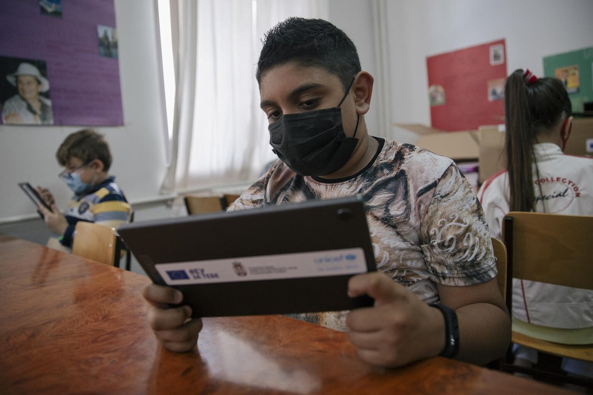 UNICEF_ECA's tweet photo. Today, participants of the UNECE Regional #SDG Forum will discuss the learning crisis exacerbated by #COVID19 and the role of education in promoting inclusion, equity and social cohesion at the roundtable on #SDG4 organized by @UNICEF &amp; @UNESCO.

🔗Join us https://t.co/wjW0LSVOUw https://t.co/2S7fsWHGSM