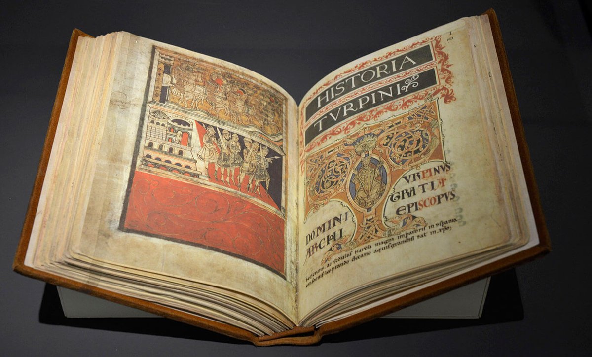 CaminoCyL's tweet photo. Uno de los personajes destacados en el Camino es Aymeric Picaud, monje benedictino del siglo XII, que escribió la que está considerada la primera guía del Camino Francés, incluida en el libro V del Códex Calixtinus
#Xacobeo #CaminoDeSantiago #CodexCalixtinus  #AymericPicaud https://t.co/Q6QSBZROpj