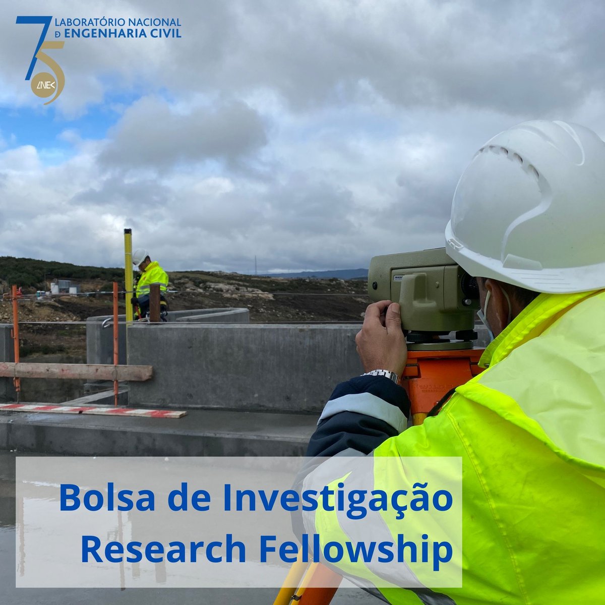 Bolsa de investigação no âmbito do projeto 
SSHM4Dams - Monitorização Sísmica e da Integridade Estrutural de Grandes Barragens de Betão, financiado pela Fundação para a Ciência e a Tecnologia (FCT).

Receção de candidaturas: de 6 a 20 de abril de 2022.

lnec.pt/pt/recrutament…