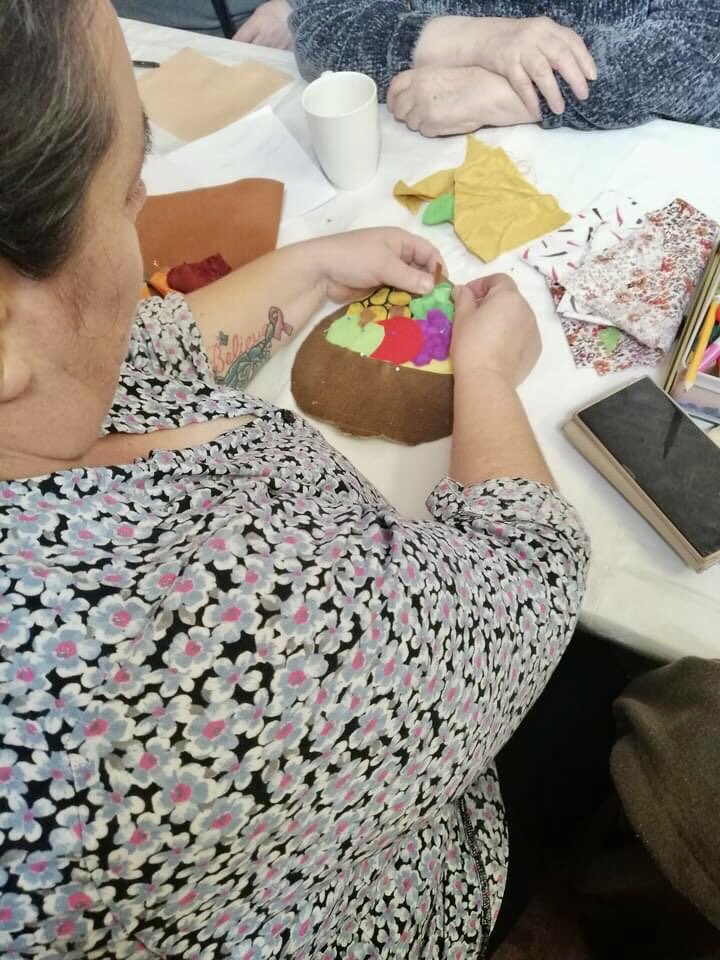 craftAcomm's tweet photo. Our banners/flags made by and with the community coming on apace cannot wait for them to go up for #meetthecollection @CharltonHouseGW produced by @greenwichherit sharing our amazing histories in their collection. https://t.co/Kp2XeaeCrI