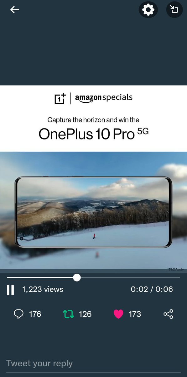 15Pawanaryan's tweet photo. Capture the horizon 💥🙌🏻 #BeyondTheHorizon #OnePlus10Pro5GOnAmazon
@amazonIN
Join - @im_Soyeb @802221sunil @IamAyan_Sarkar and i Biggest wish to win @OnePlus_IN 10 pro https://t.co/ecdn8QmkMD