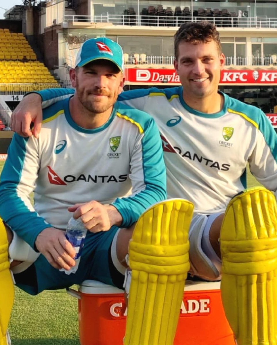 AaronFinch5's tweet photo. What an amazing tour we’ve had in Pakistan. To be a part of the first Australian mens team to play here since 1998 is an honor.

Thank you to the @TheRealPCB and all of the fans in Pakistan, you’ve made it a special tour 🙏🏼🇦🇺🇵🇰 https://t.co/Ac2zc53oFB