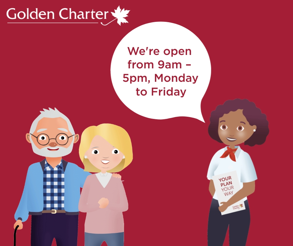 If you'd like to know more about Golden Charter or our funeral plans, you can find answers to our most frequently asked questions on our website or please contact one of our friendly team on 0800 169 4534. bit.ly/3GBt3T3 #laterlifeplanning #funeralplans #GoldenCharter