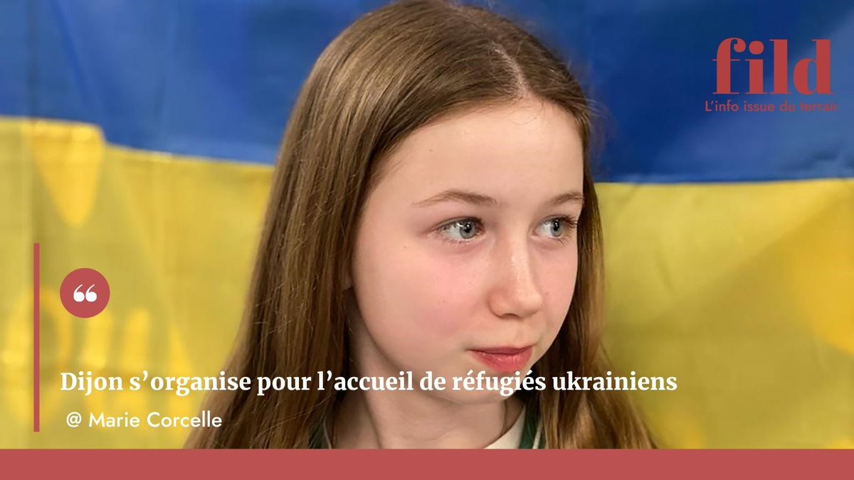 fild_media's tweet photo. Près de 300 réfugiés ukrainiens ont été accueillis à Dijon, en Bourgogne. Grâce à l’association "Aidons L’#Ukraine Dijon" la solidarité s’organise pour trouver des logements, faciliter les demandes administratives et apporter l’aide nécessaire.👉  https://t.co/iI16zg71xO https://t.co/JuCZyDkJsZ