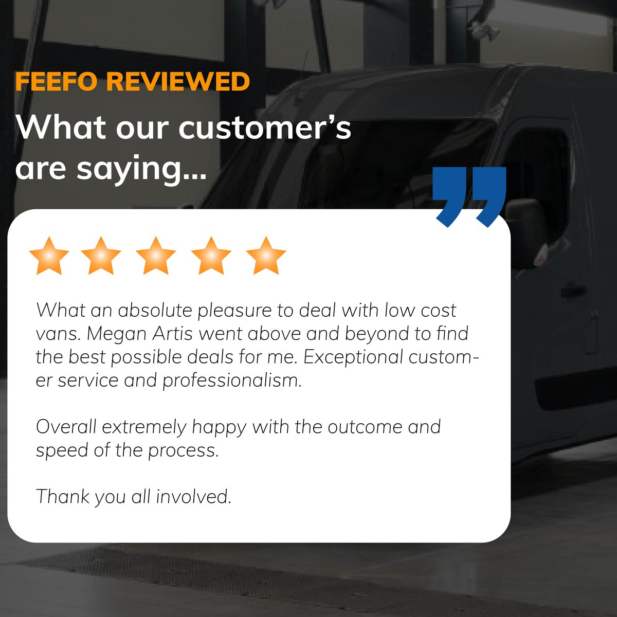 the_lcvgroup's tweet photo. We pride ourselves on our customer service and want to ensure getting your new van is simple and efficient, but don't just take our word for it, see what our customers have to say...
Get a quote by calling 01792 818538 or visit https://t.co/dJy0Uv3ACV
#testimonial #feeforeview https://t.co/L6b9rGcGDv