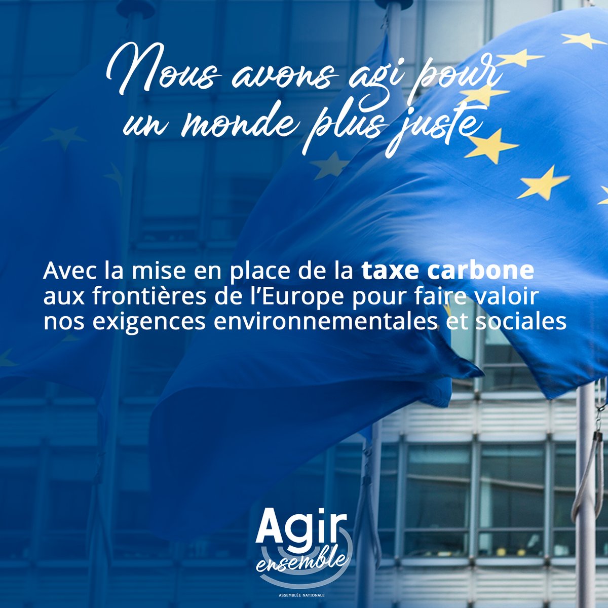 Soutenir notre industrie en s’armant face à la concurrence déloyale et encourager des échanges plus vertueux pour l’environnement.

C’est l’enjeu de la taxe carbone aux frontières de l’Europe.
Un combat que nous menons depuis 2017 et qui fait aujourd’hui l’objet d’un accord.