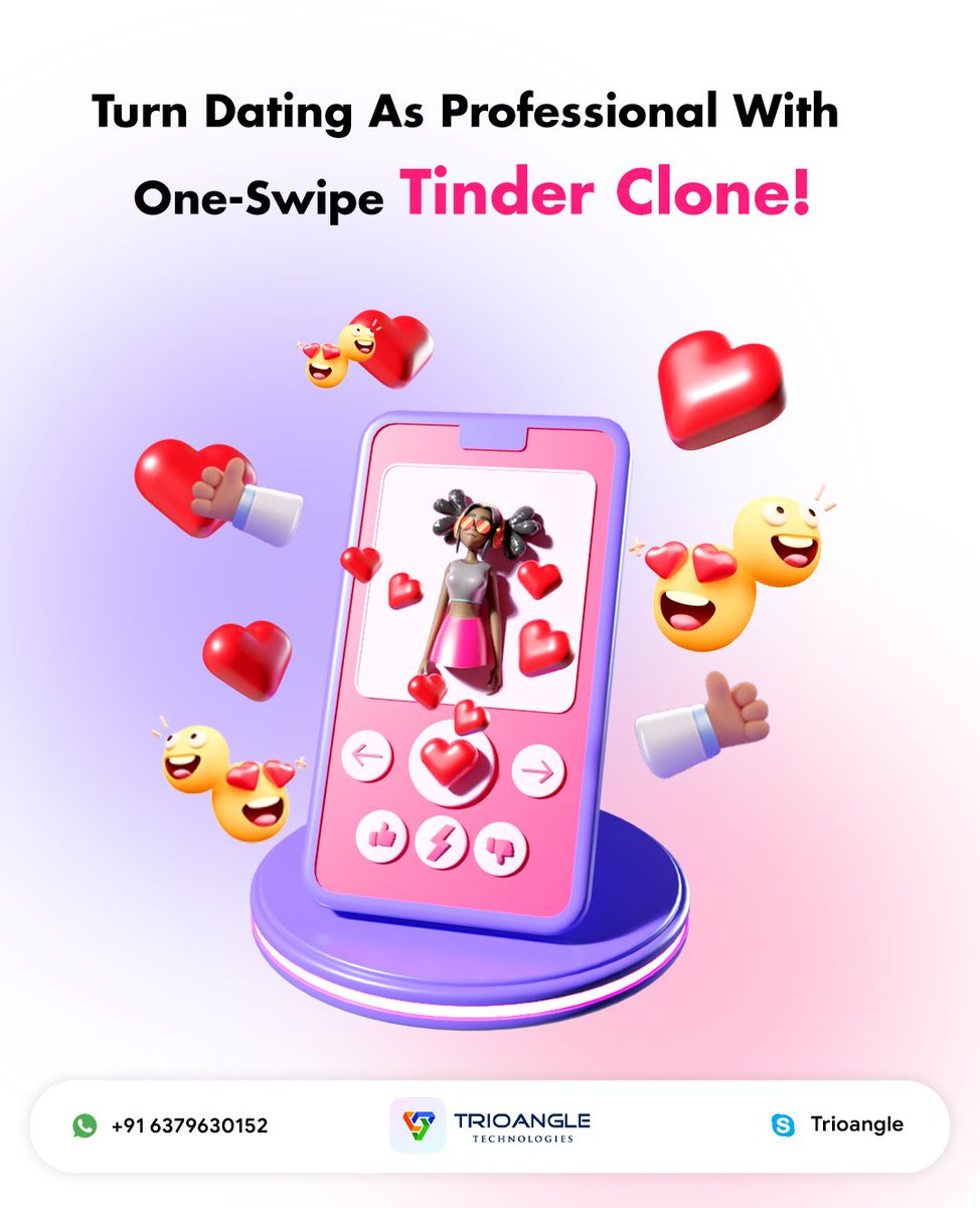 Trioangle's tweet photo. Book Tinder Clone to Rise Up Match-Making Business...!
Know more: https://t.co/E2yFekkmcB
Mail us at sales@trioangle.com or Whatsapp at 6379630152.
#trioangle #tinderclone #business #clonescript #entrepreneurs #datingscript #matchmakingscript #tinderclonescript #matrimonialscript https://t.co/aoMecHTsBX