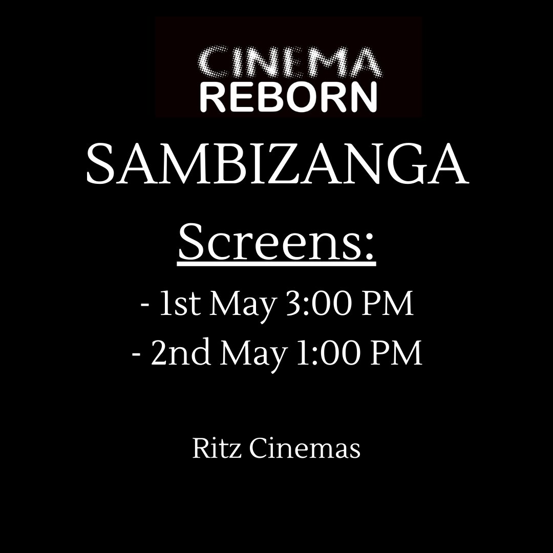 Don’t miss the screening of Sambizanga at Cinema Reborn 2022!
3:00 PM SUN MAY 1ST // 1:00 PM MON MAY 2ND  Randwick Ritz <a href="/ritz_cinema/">Ritz Cinema</a>
Tickets in bio and at cinemareborn.org.au
#cinemareborn2022 #cinemarebornfilmfestival #cinemareborn #sydneyfilmfestival #filmfestival