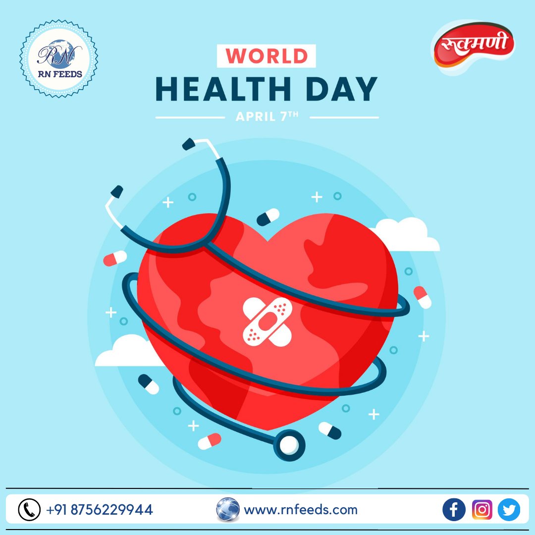 rn_feeds's tweet photo. A Healthy Body Resides A Healthy Mind, And A Healthy Mind Can Do Wonder.
#stayhealthy 
Contact: +91-8756229944
Visit Now: https://t.co/AtRkBbwgsQ
#WorldHealthDay #WorlHealthDay2022 #Health #healthylife 
#RNFeeds #RukmaniFeeds #Poultryfeeds #Cattlefeeds https://t.co/fUkduc33pb