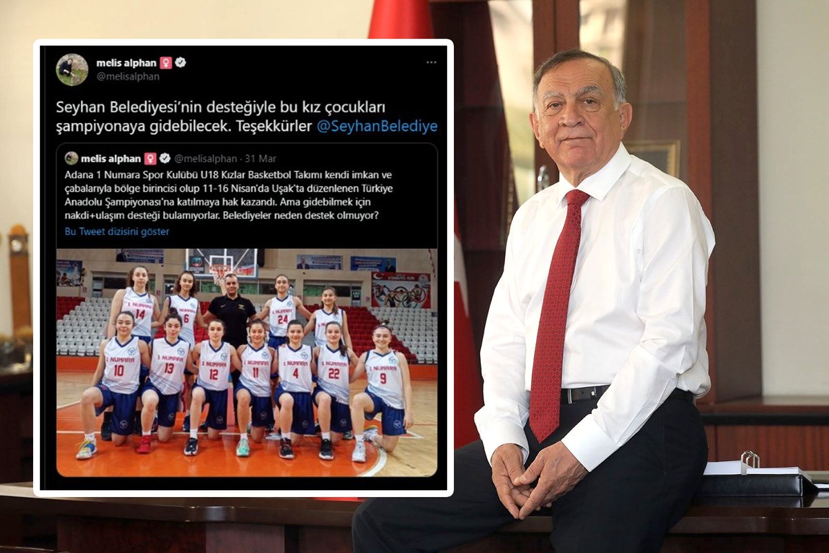 Genç Sporcuların yardım isteğine Seyhan Belediye Başkanı <a href="/akifakay01/">Akif Kemal AKAY</a> sessiz kalmadı. Başkan Akay kızlarımıza destek vermeye hazırız demesinden sonra sporcular Başkan Akay'a şampiyonaya gidebilecekleri  için Teşekkür ettiler.