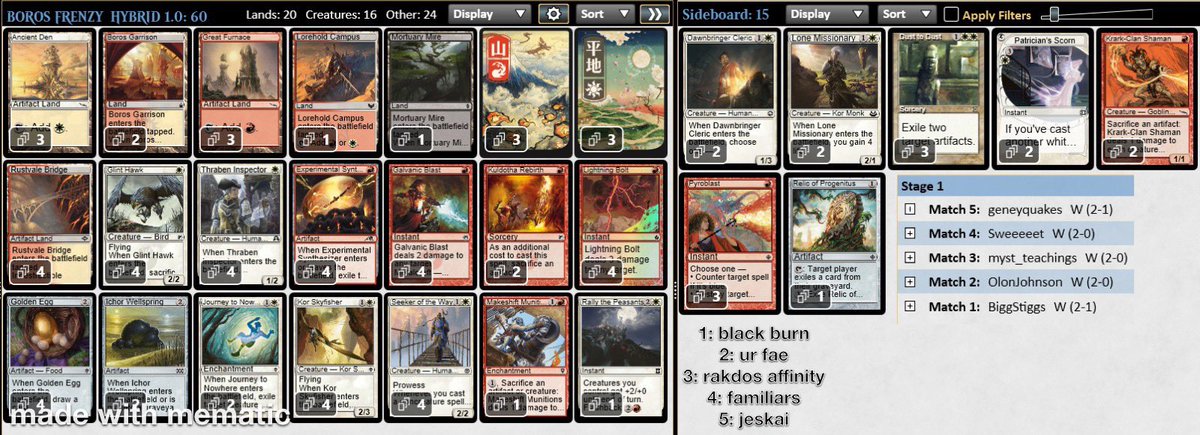 🚨🏆 frenzy is on 🔥, new update of the list with some innest like mortuary mire and journey to nowhere. Have a good time with this new update 👻
@magic_lpt 
#pauper #mtgpauper #paupermtg