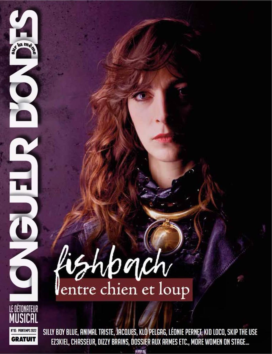 LE NUMÉRO 95 DE LONGUEUR D'ONDES ARRIVE ! Avec en couverture, Fishbach entre chien et loup. Des découvertes, des entretiens et deux dossiers explosifs : "Aux Armes etc." et "More Women on Stage", chroniques d'albums et de livres.
Bientôt disponible sur notre site et en papier !