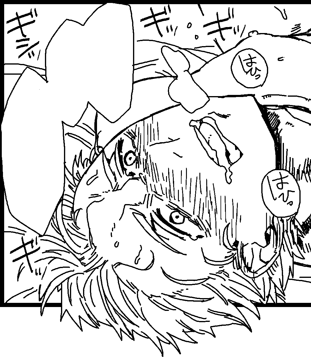 もう今日の分これで終わり
今日ずっとランスロさんのこういうお顔描いてたな 