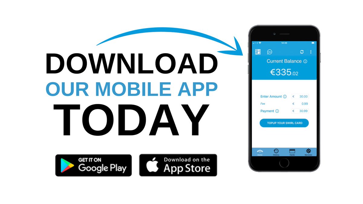 SWIRL_Card's tweet image. Download our App today and start availing of all our amazing features. Including top-ups, access to virtual cards, balance &amp;amp; transactions, SWIRL Card to Card transfers &amp;amp; live chat with our team! Download Now - onelink.to/gs5sdn📱 

#SWIRLCard #Mastercard #PrepaidMastercard