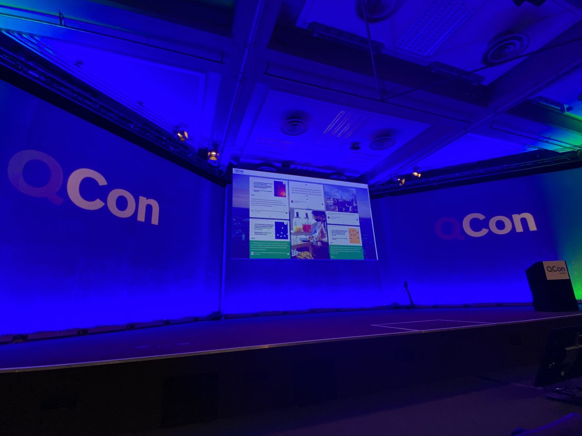 Good to be back at the QEII centre - excited to be attending my first #QConLondon!