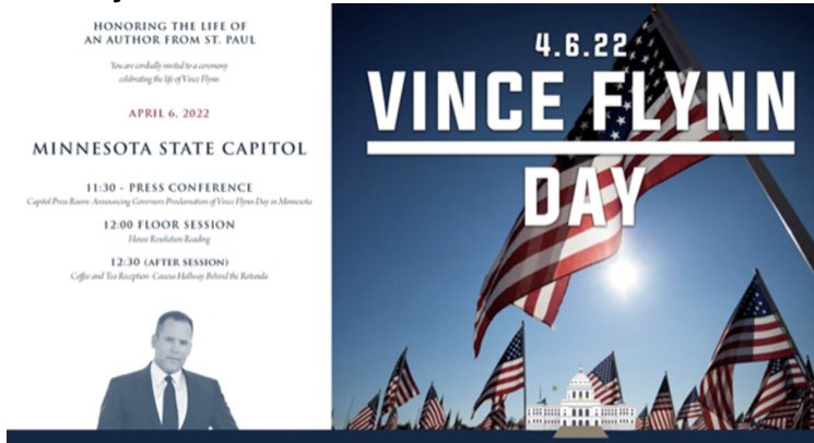 sherrifoster14's tweet photo. Happy Vince Flynn Day Everyone! https://t.co/sMjAOzsKjs