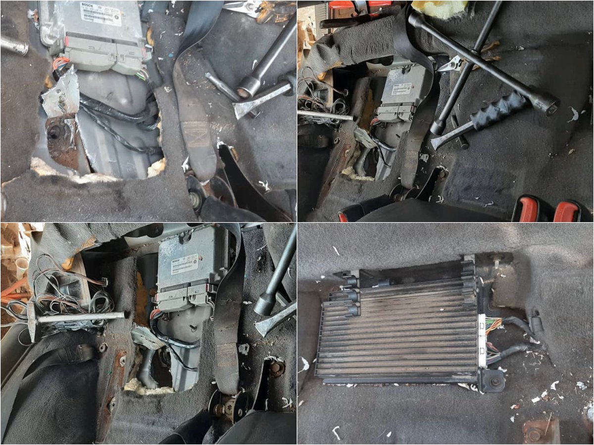 Onderhoud en reparatie auto na 2 jaar #stilstaan in #Gambia in verband met #corona. Het is een kleine ramp: kabels doorgevreten door ratten, bouten vastgeroest, oliepomp vernieuwen enz. Vloer open moeten kappen om alles te verwijderen.