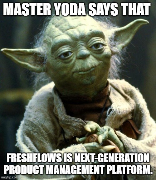 FreshflowsHQ's tweet photo. Yoda is on board, Are you?

If not then Sign up NOW - https://t.co/91a9k7Zt1V

#productmanagement #productmanager #SaaS #Roadmap #product #productdesign https://t.co/jmyNRjWc5F