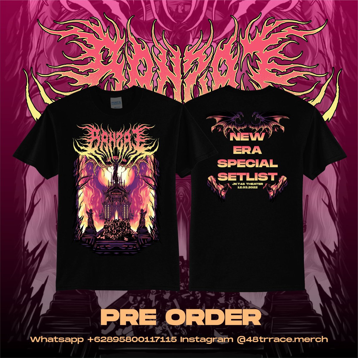 48terrace_merch's tweet photo. Bismillah bantu RT frens🙏
[ OPEN PRE ORDER ]
T-shirt "BANZAI" Metal Version
-
Idr 140k (exclude shipping) 
Down Payment 70k
Free Sticker Pack
-
Combed 24's, Plastisol
-
❗Limited Slot❗
❗PO s/d 20 April 2022❗
-
Untuk info pemesanan bisa langsung hub cp yg tertera atau dm 📩 https://t.co/2g9HejiNb3