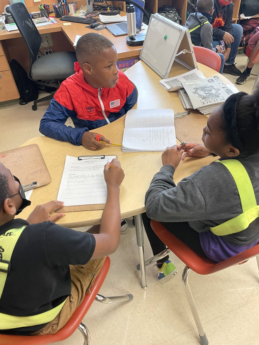MrGretzinger's tweet photo. Only 2 more days until the FSA! My kids are locked in and collaborating on how to write the perfect essay! @SeminoleTrails https://t.co/vW4zFzkxBs