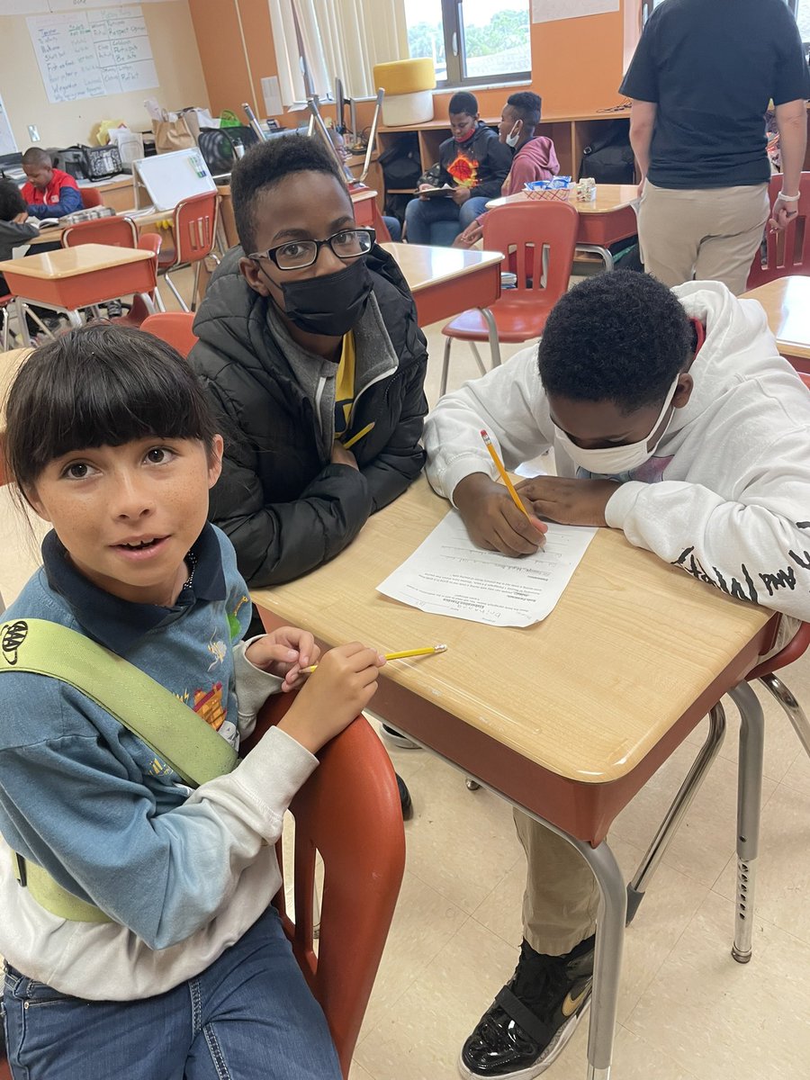 MrGretzinger's tweet photo. Only 2 more days until the FSA! My kids are locked in and collaborating on how to write the perfect essay! @SeminoleTrails https://t.co/vW4zFzkxBs