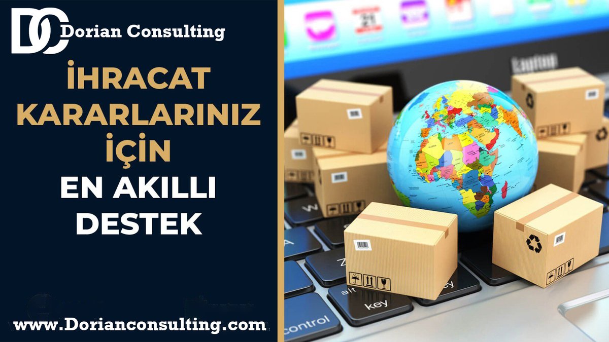 İhracat kararlarınız için akıllı destek
#dışticaret #ithalat #ihracat #pazararaştırması #dışticaretdanışmanlığı #ihracatdanışmanlığı #turkiye  #Dorianconsulting 
dorianconsulting.com