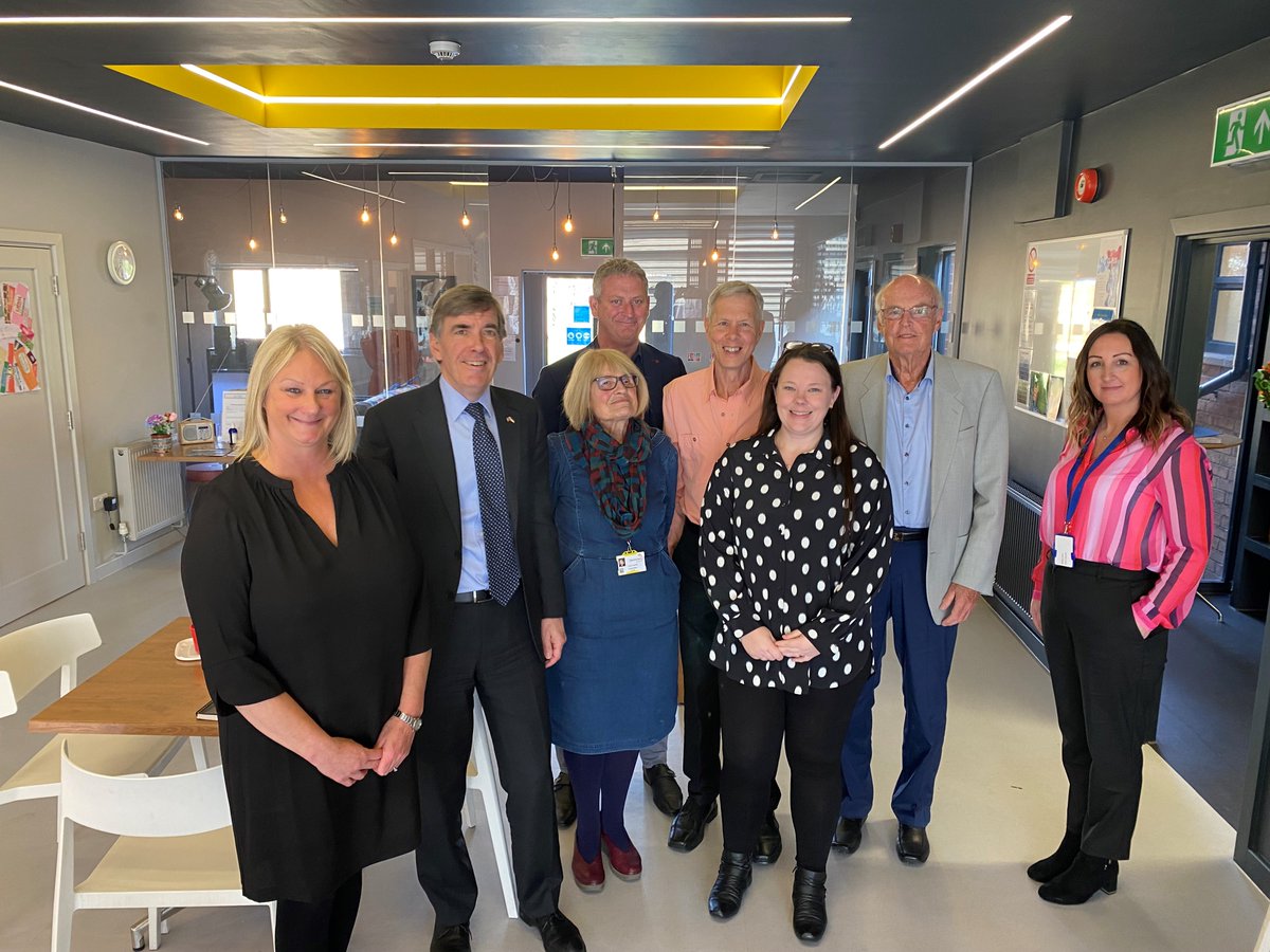 ECHousing's tweet photo. Press Release - After the opening of The Weston Hub - Crisis Café we had a visit from our local Member of Parliament, David Rutley. https://t.co/TaqSjUaFsN