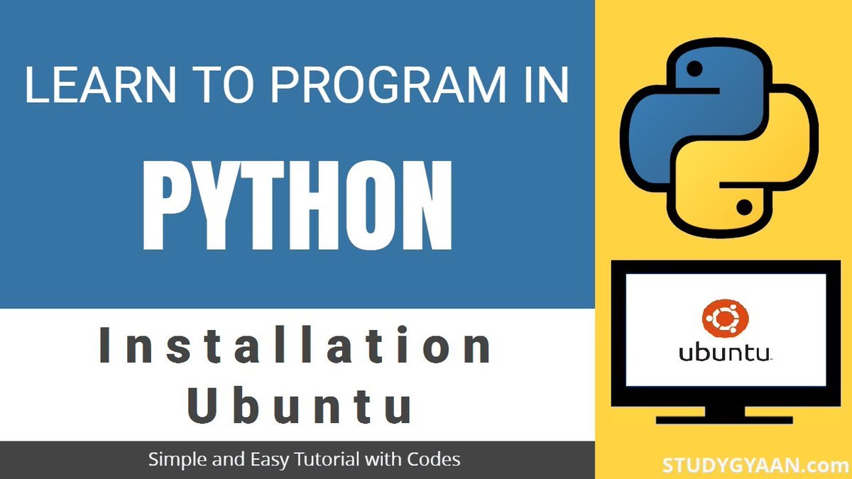 StudyGyaan's tweet image. This video will show you how to install python 3.7 or any version of python on Ubuntu Operating System. This tutorial is made simple and understandable for you.
Click to more info :- youtu.be/hVu-boSUmI8

#python #pythontutorial #pythoninstallation #Studygyaan