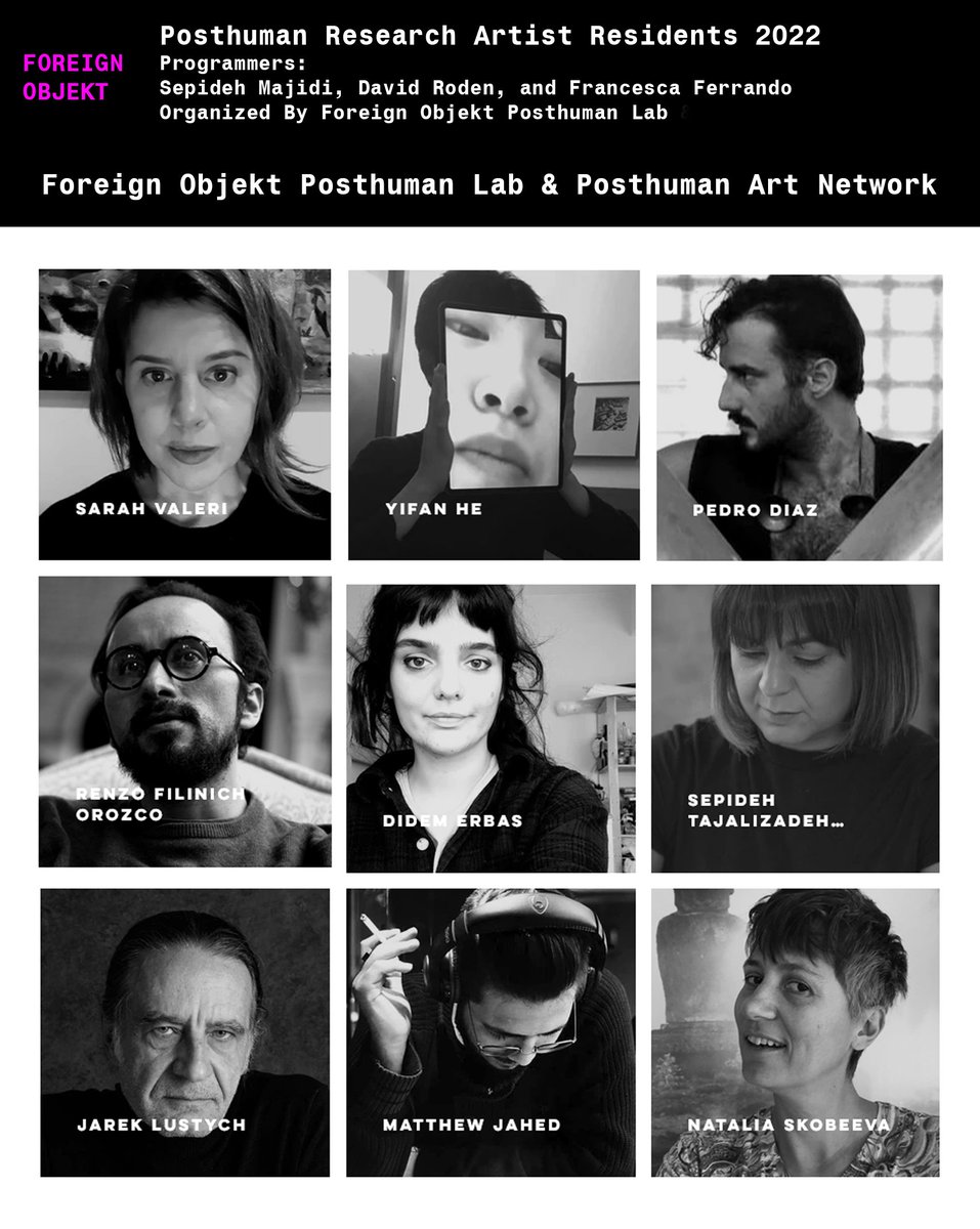 didemerbas's tweet photo. Glad to be part pf it! #posthuman #foreignobject https://t.co/Yt4xTm9CWy