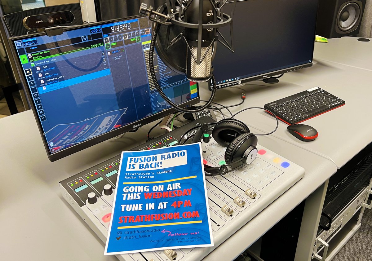 StrathUnion's tweet image. 🗣️ "The thing that excites us the most is being able to broadcast student content to the Strathclyde community"

Fusion is back!  The team will be broadcasting from 4 o'clock this afternoon.  Check out our conversation with the team and listen ⤵️

strathunion.com/news/article/s…