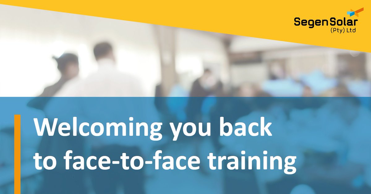 SegenSolar's tweet image. Face-to-face #PVTraining is back! We are very excited to welcome new and familiar faces to our in-person #Solar training events. Find out more about SegenSolar’s events here: bit.ly/3NMuzGp