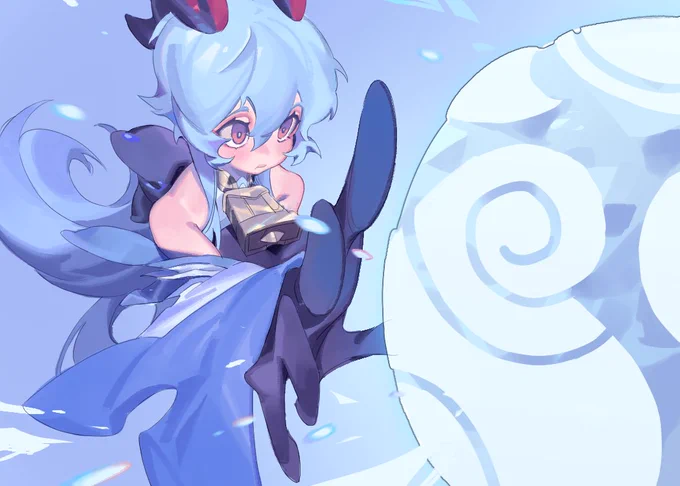 Ganyu ult for @GenshinTarot!❄️ 
