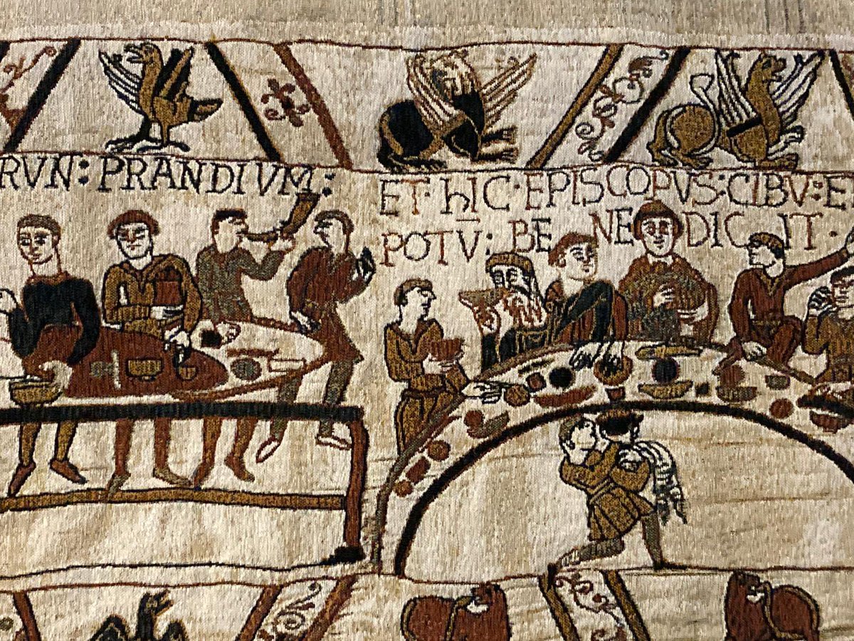 PHSNormandy's tweet image. Bayeux this morning. Some of us have visited the tapestry and others have visited the market 💐