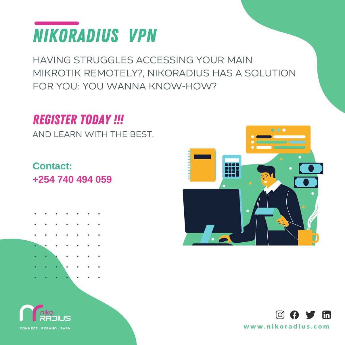 nikoradius's tweet photo. With Nikoradius you will access your Mikrotik remotely, 😎 💯 💯 with just an assigned IP, username, and password! 🔒 🔒 the freedom will be in your hands. 🤲 🤲
#nikoradius
#ISPs
#WCW
#REMOTE_ACCESS
#Mikrotikaccess https://t.co/KI8T81gEsf